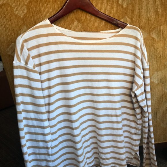 J Crew Womens Top Shirt Striped Mariner Cloth Shirt Sz Small 100% Cotton - Picture 4 of 4